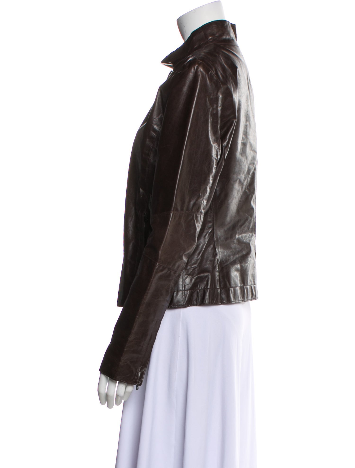 M0851 Leather Biker Jacket