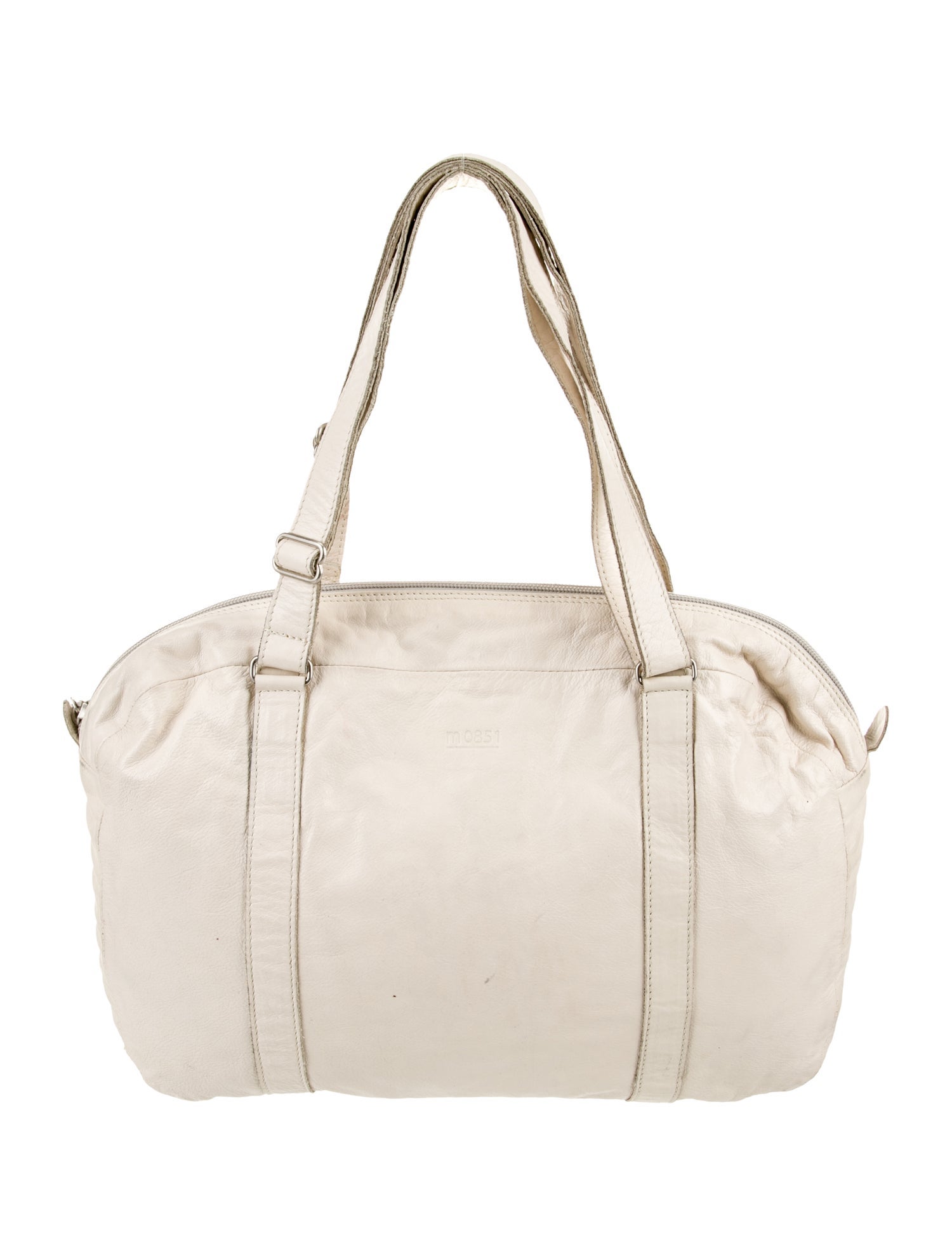 M0851 Leather Top Handle Bag