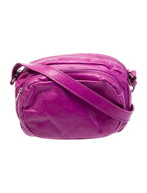 M0851 Leather Crossbody Bag