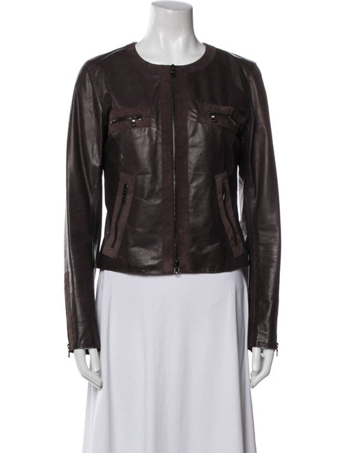 M0851 Leather Biker Jacket