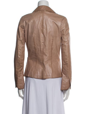 M0851 Leather Blazer