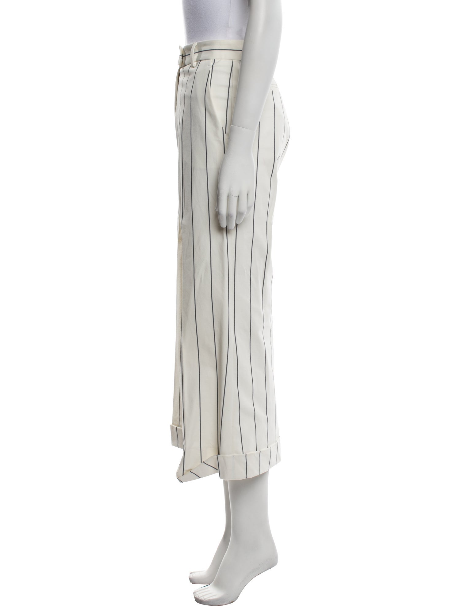 QL2 QUELLEDUE Striped Wide Leg Pants