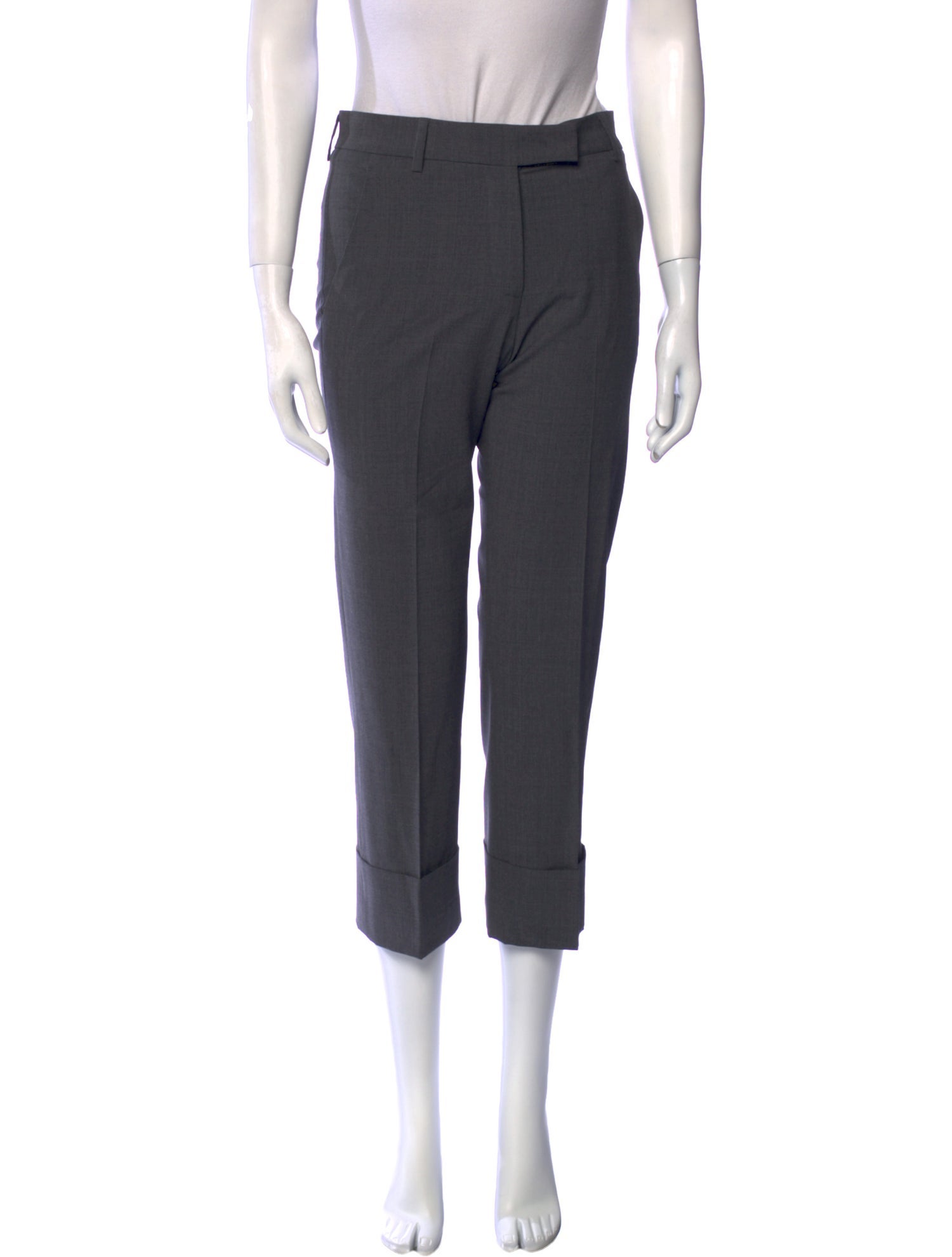 QL2 QUELLEDUE Virgin Wool Straight Leg Pants