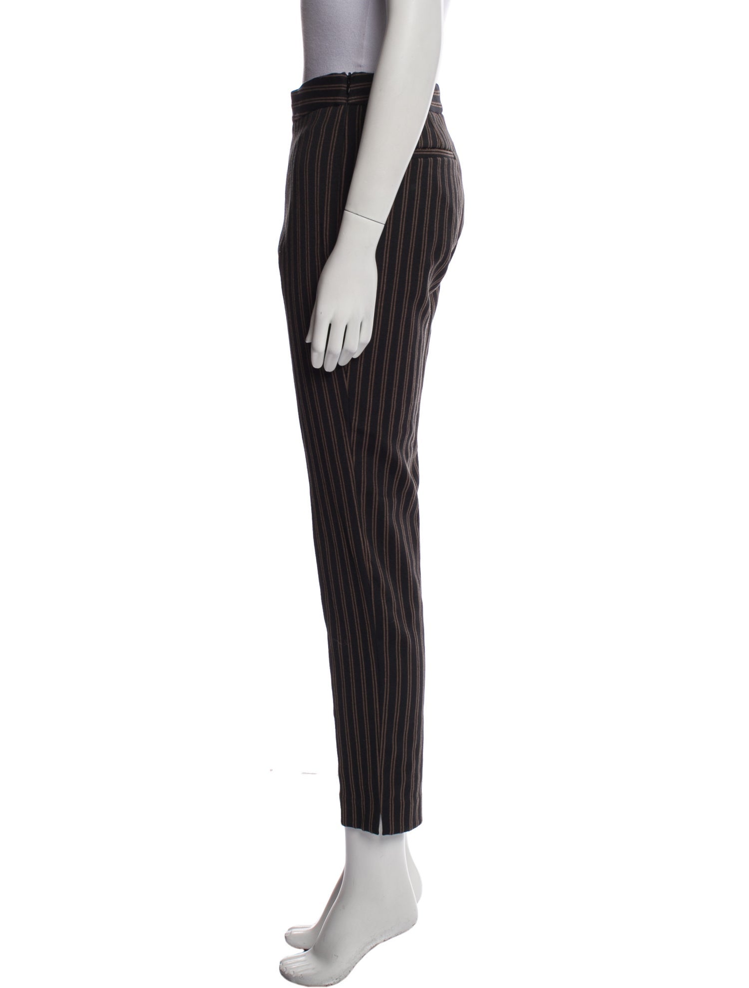 QL2 QUELLEDUE Striped Skinny Leg Pants