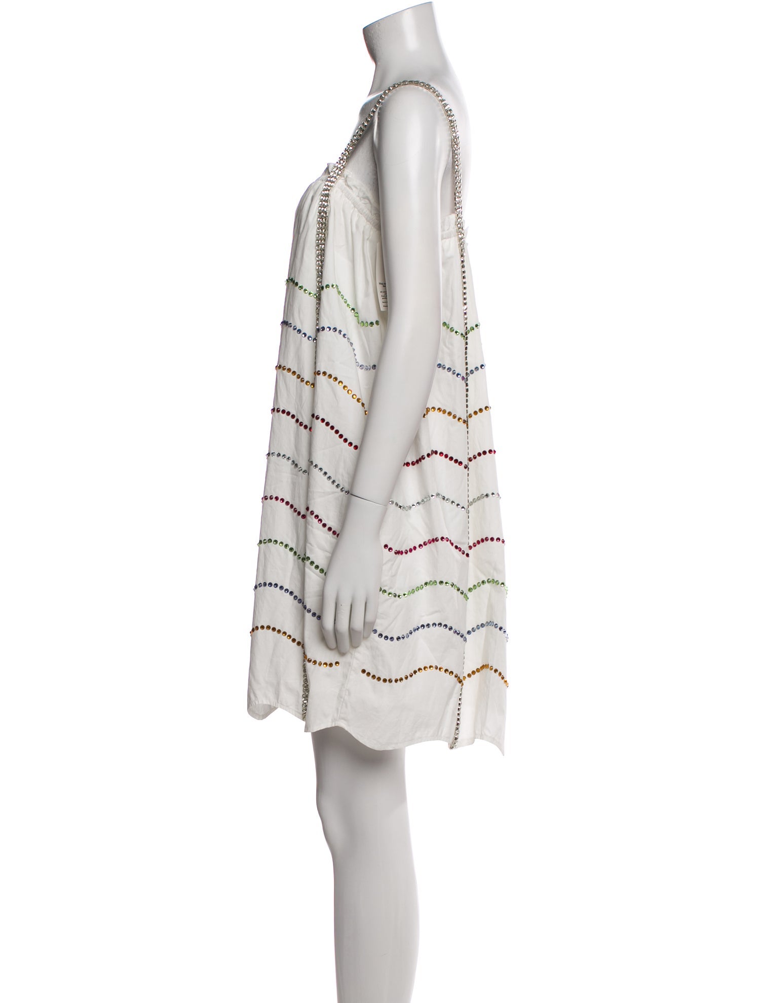 Queen Of Sparkles Striped Mini Dress