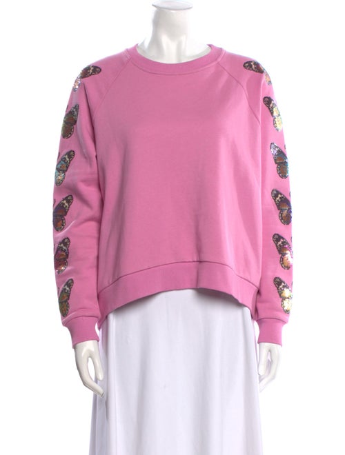 Queen Of Sparkles Crew Neck Long Sleeve Sweatshirt