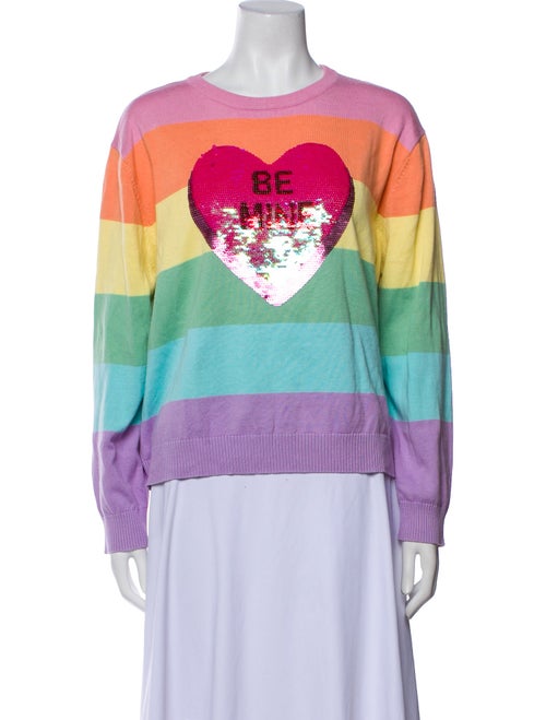 Queen Of Sparkles Printed Crew Neck Sweater