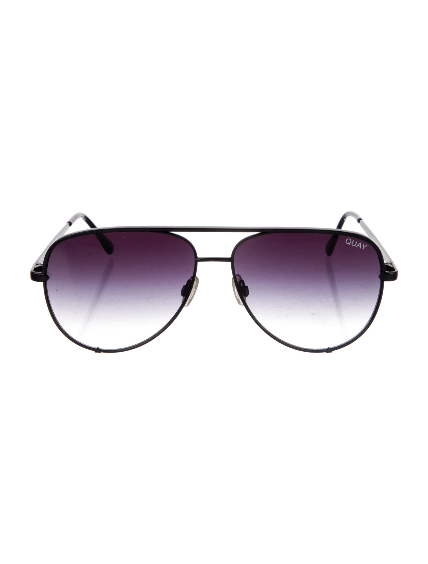 Quay x Desi Aviator Gradient Sunglasses