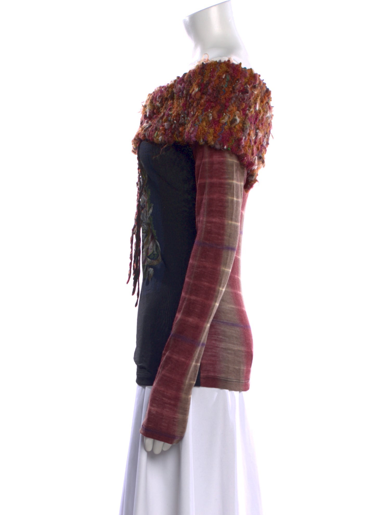 Save The Queen Wool Printed Top