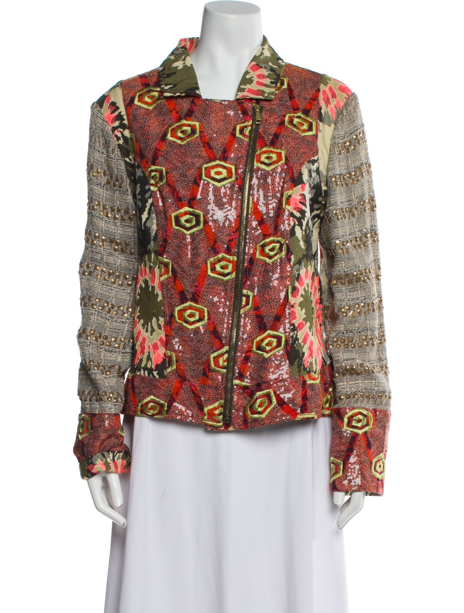 Save The Queen Printed Blazer