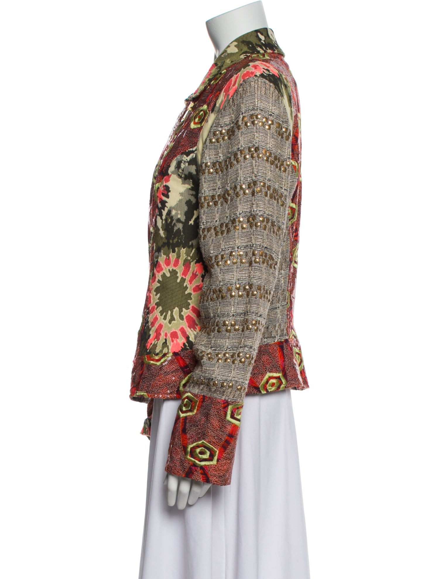 Save The Queen Printed Blazer