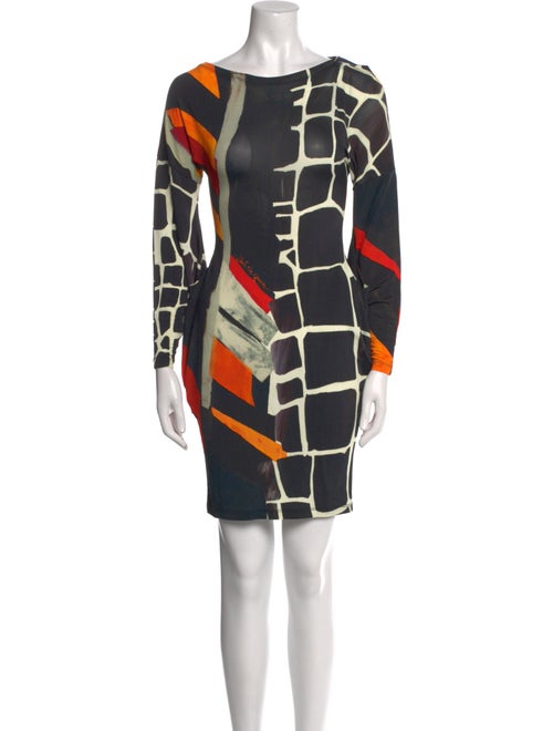 Save The Queen Printed Knee-Length Dress