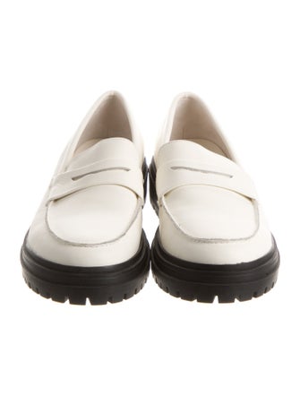 Quince Leather Lasercut Accents Loafers