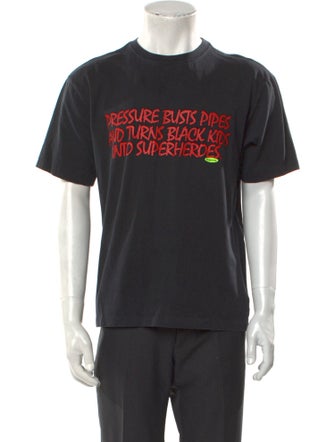 Supervsn Graphic Print Crew Neck T-Shirt