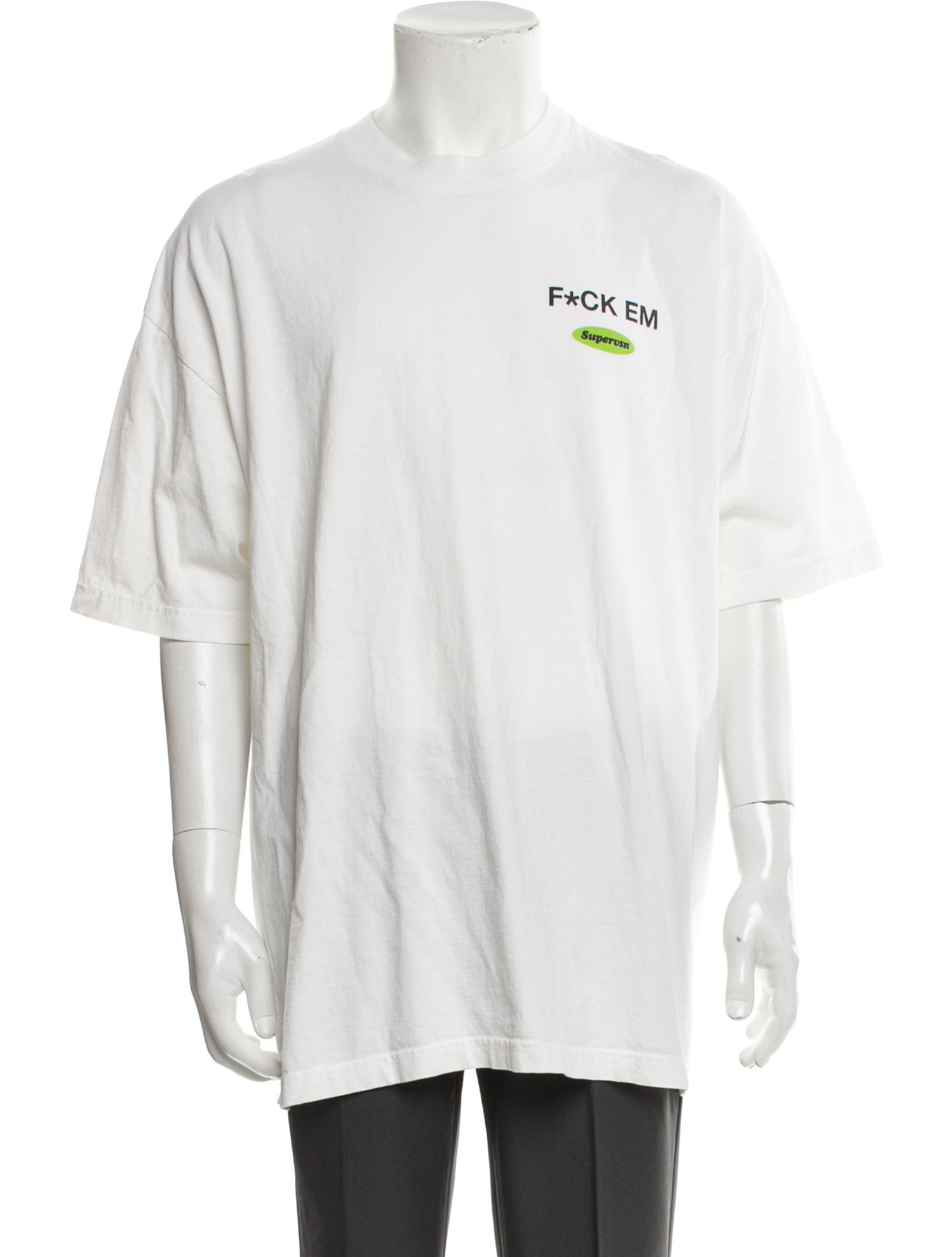 Supervsn Graphic Print Crew Neck T-Shirt