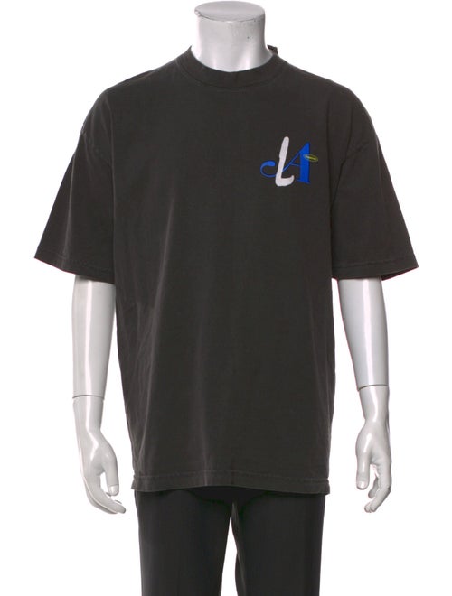 Supervsn Graphic Print Crew Neck T-Shirt