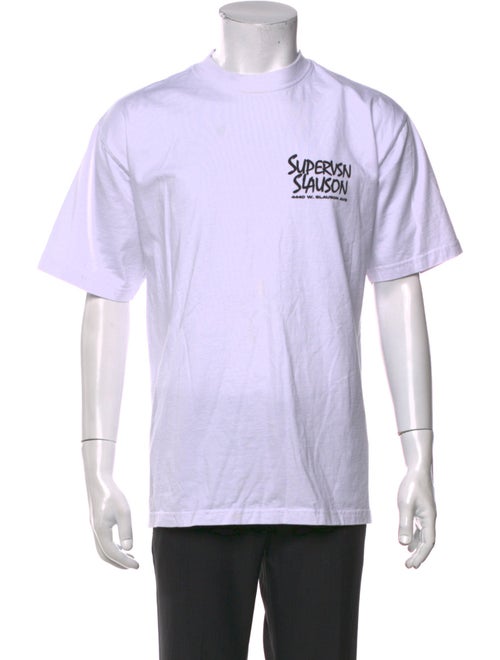 Supervsn Graphic Print Crew Neck T-Shirt