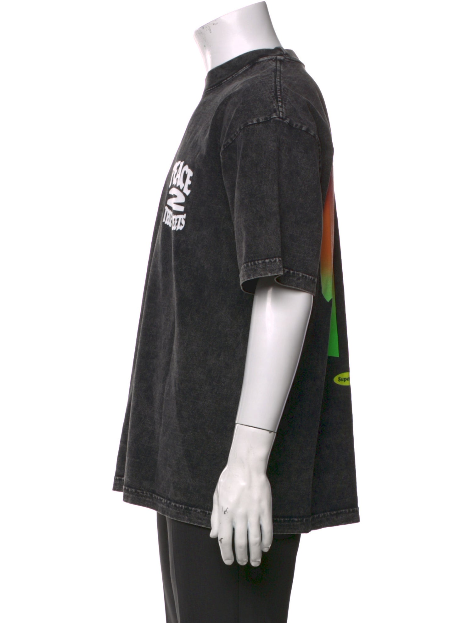 Supervsn Graphic Print Crew Neck T-Shirt