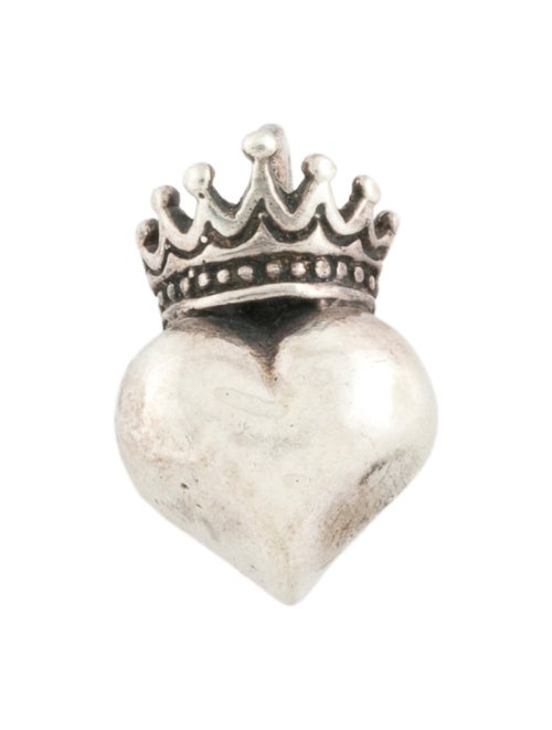 Queen Baby Crowned Heart Pendant