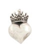 Queen Baby Crowned Heart Pendant