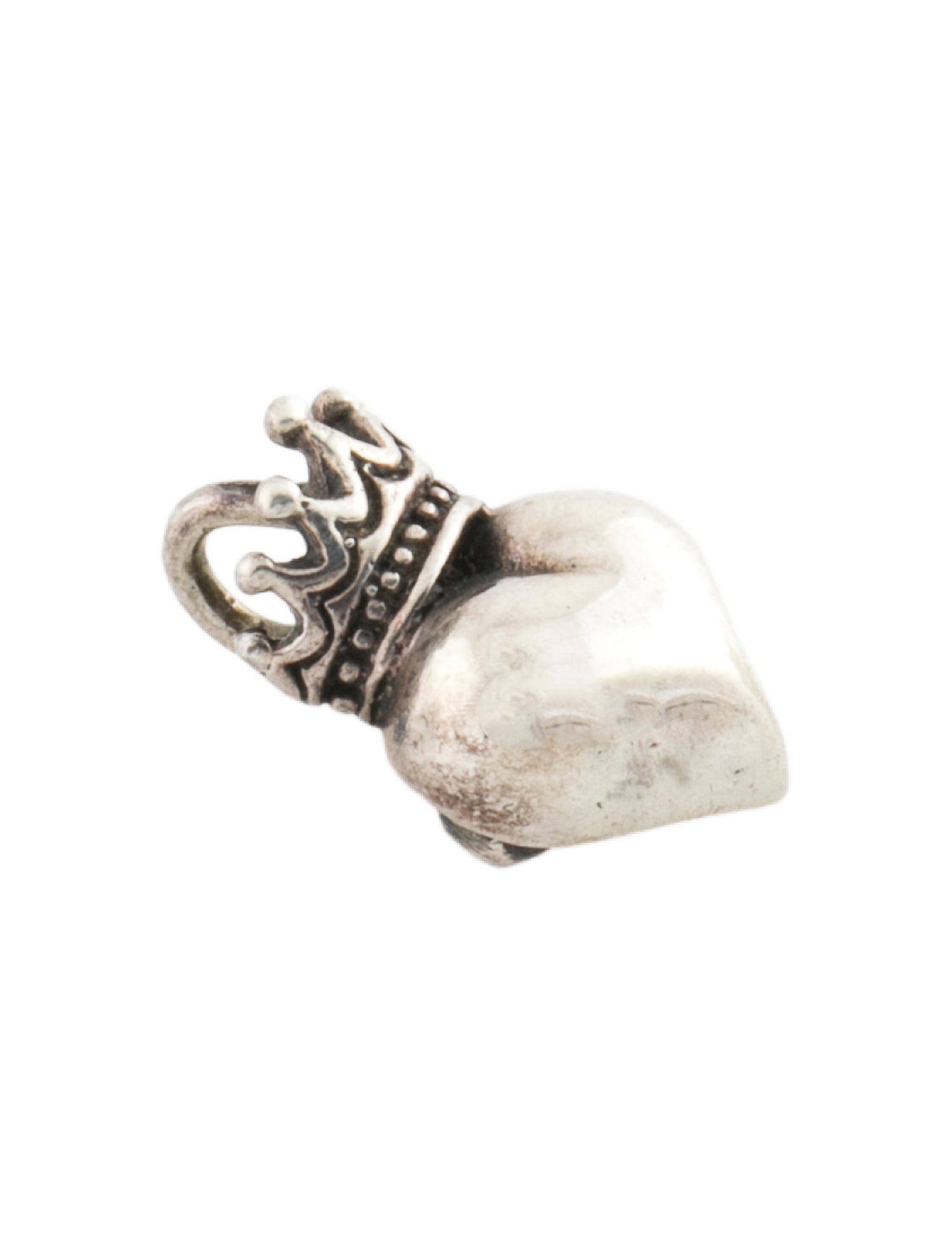 Queen Baby Crowned Heart Pendant