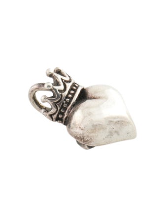 Queen Baby Crowned Heart Pendant