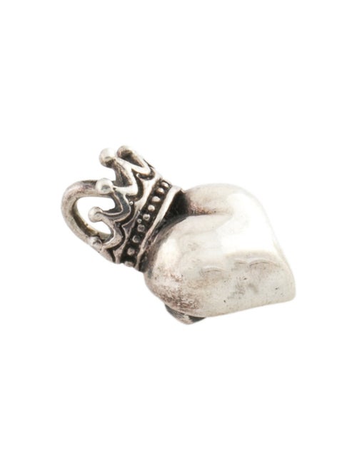 Queen Baby Crowned Heart Pendant