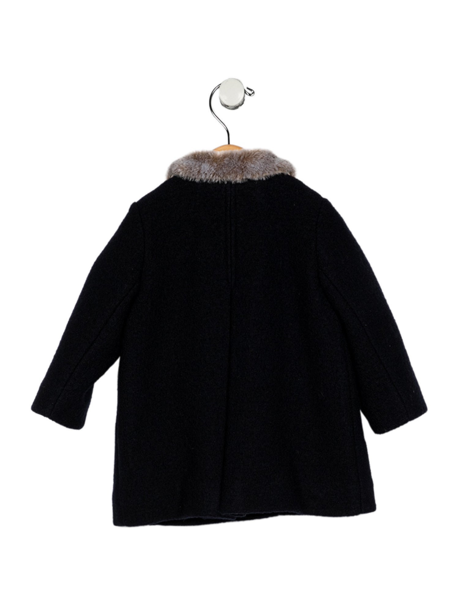 Khaite x Bonpoint Wool Faux Fur Jacket