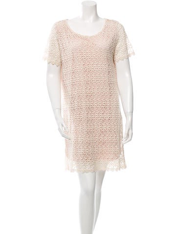 Rodebjer Crochet Overlay Mini Dress