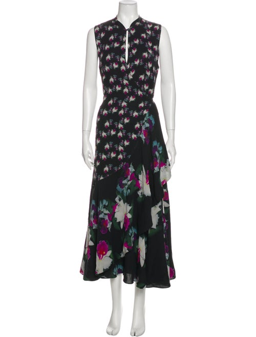 Rodebjer Silk Long Dress Black