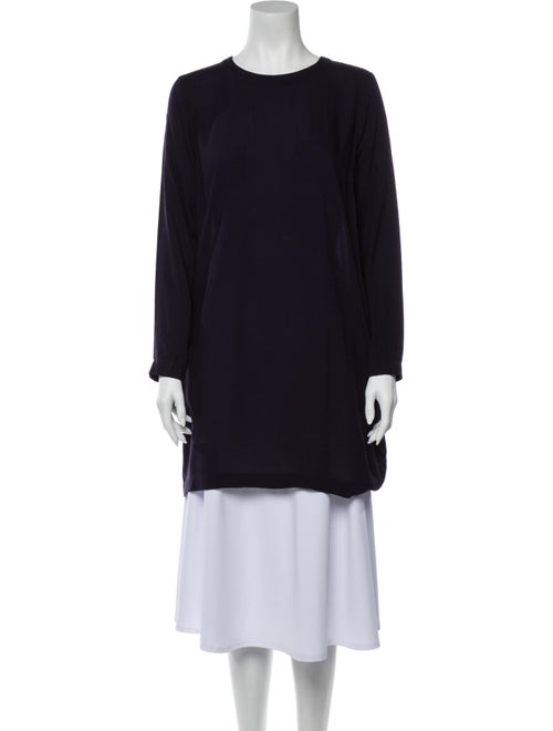 Rodebjer Crew Neck Long Sleeve Tunic Blue