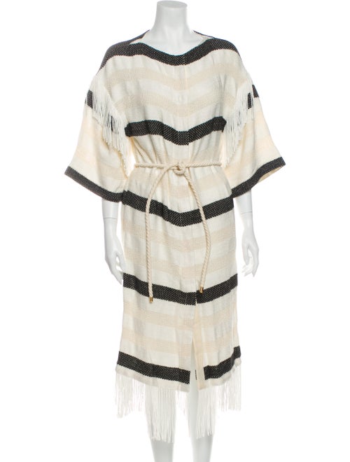 Rodebjer Striped Knee-Length Dress