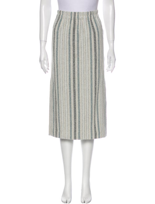 Rodebjer Striped Midi Length Skirt
