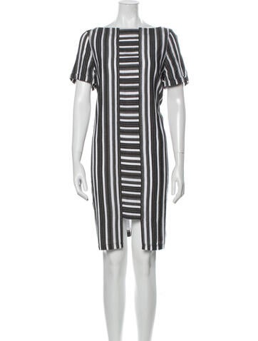 Rodebjer Dresses Striped Knee-Length Dress S