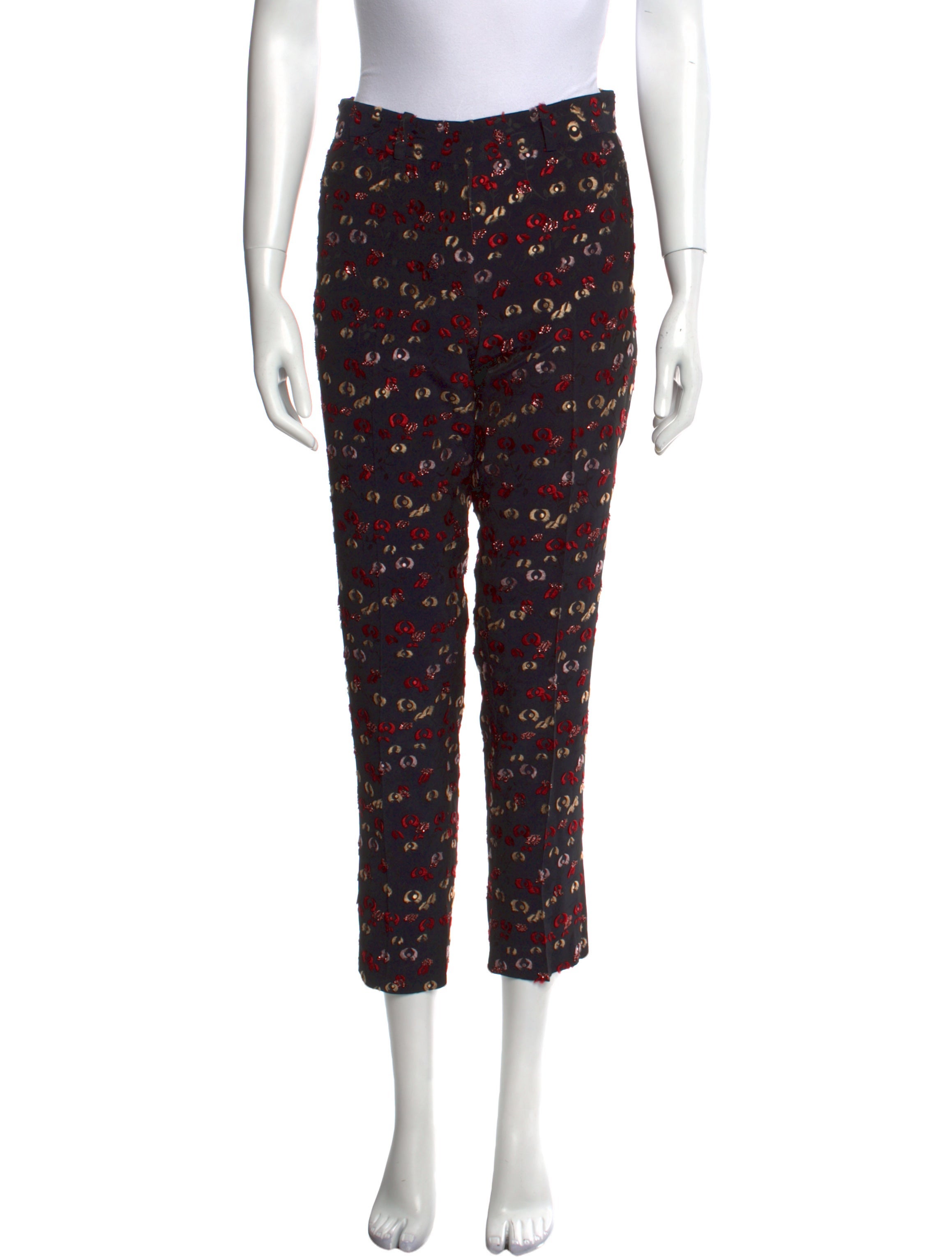 Rodebjer Printed Straight Leg Pants