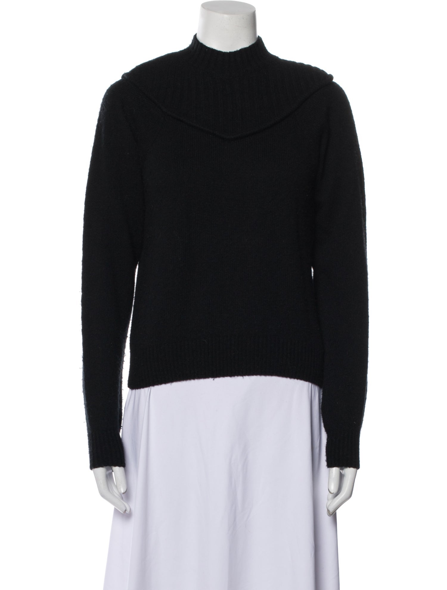 Rodebjer Merino Wool Mock Neck Sweater