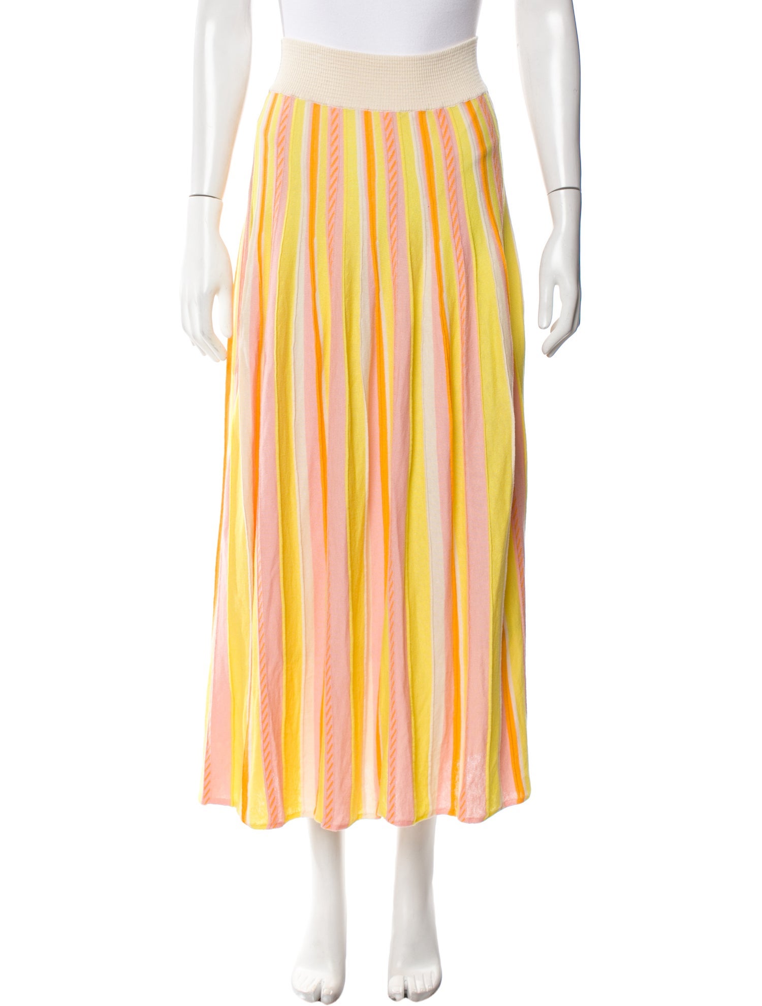ワンピース RODEBJER Women Mid Skirts 2200611 41667 8046 LIME Yellow Rodebjer Joanne Midi Skirt | Yellow | FARFETCH