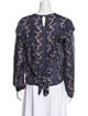Rodebjer Silk Floral Print Blouse