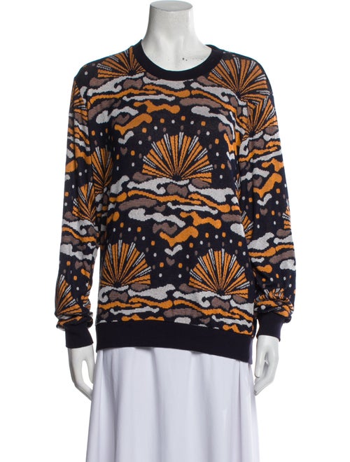 Rodebjer Printed Scoop Neck Sweater