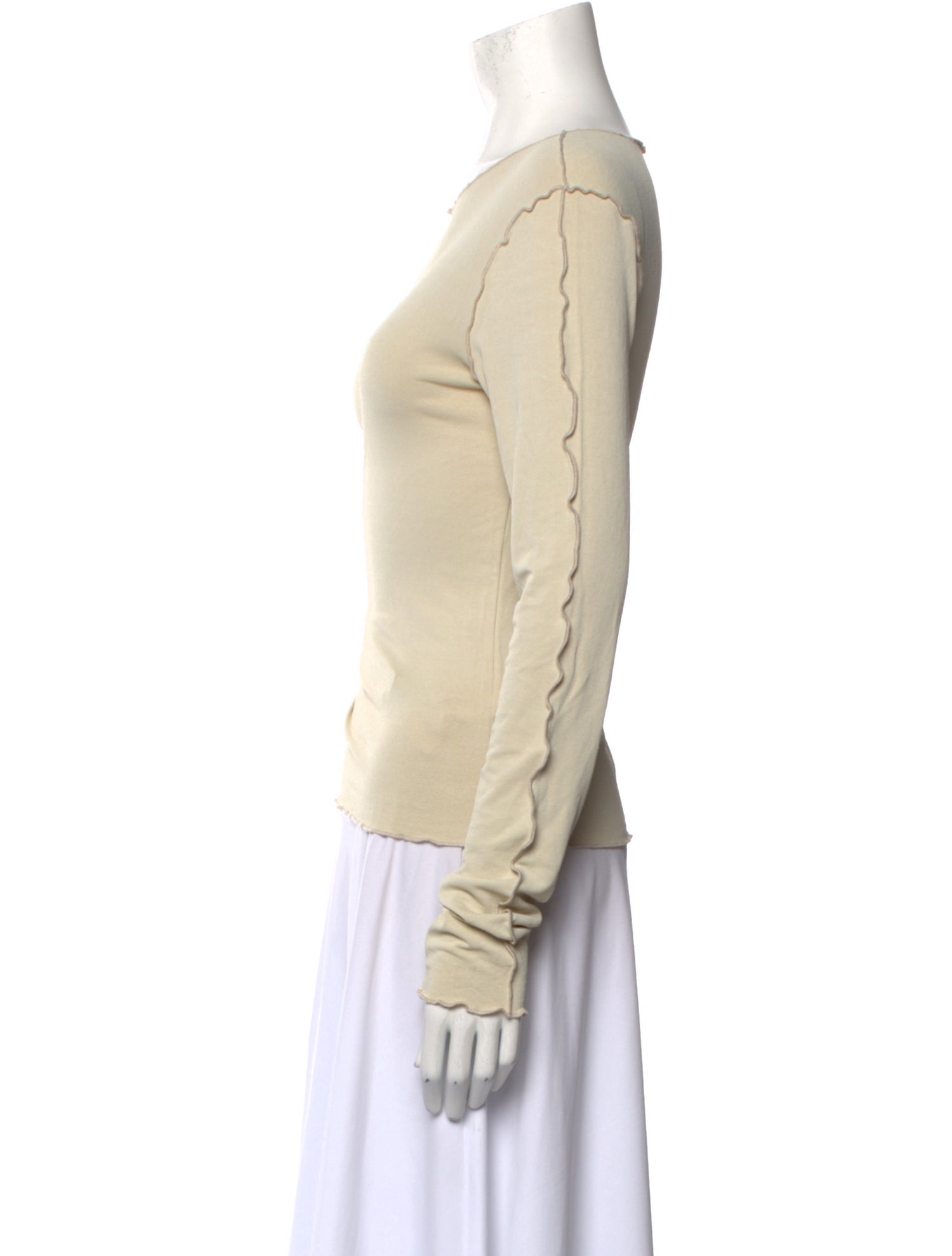 Rodebjer Bateau Neckline Long Sleeve Top