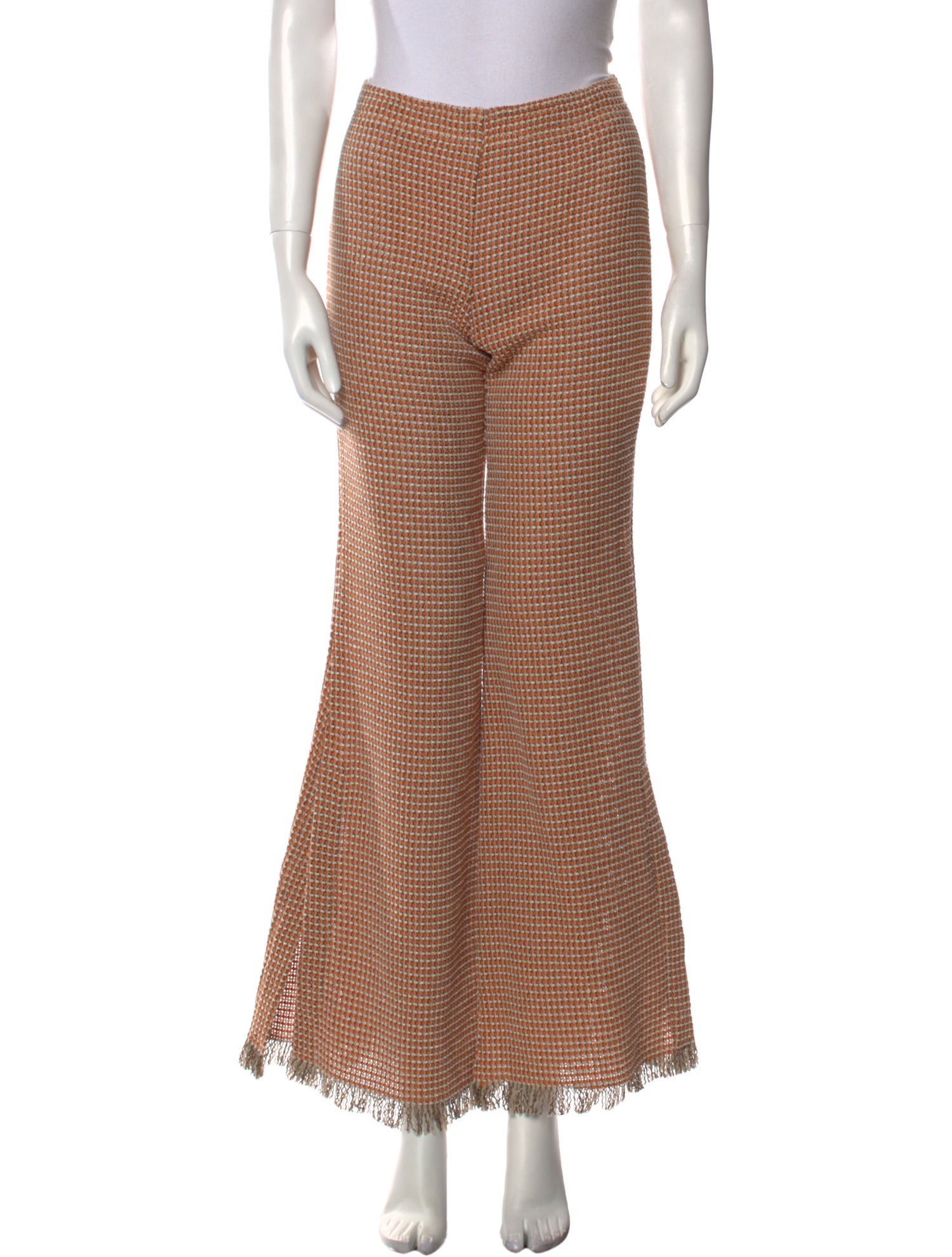 Rodebjer Lace Pattern Wide Leg Pants