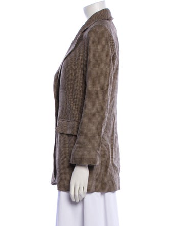 Rodebjer Plaid Print Blazer