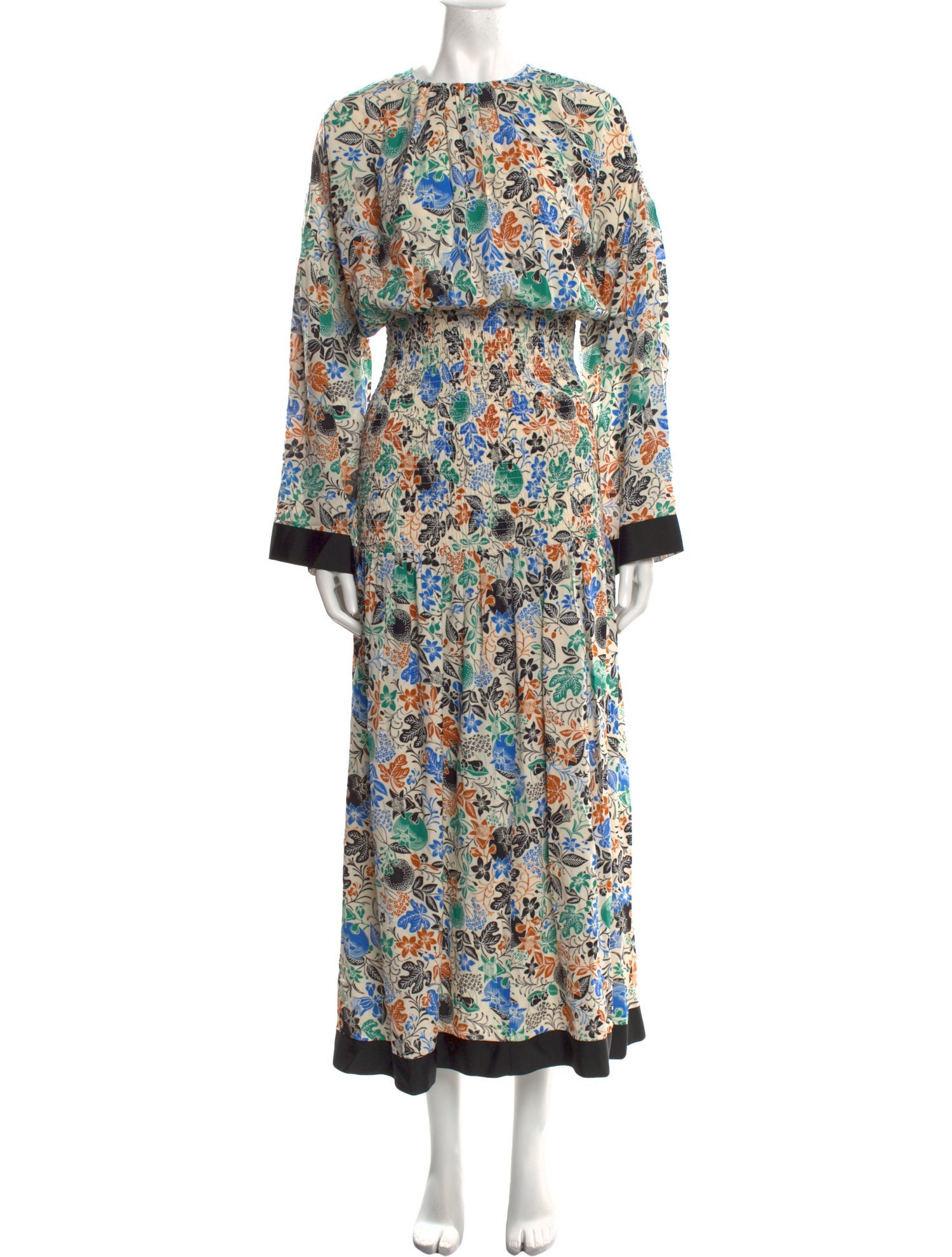 Rodebjer Floral Print Long Dress
