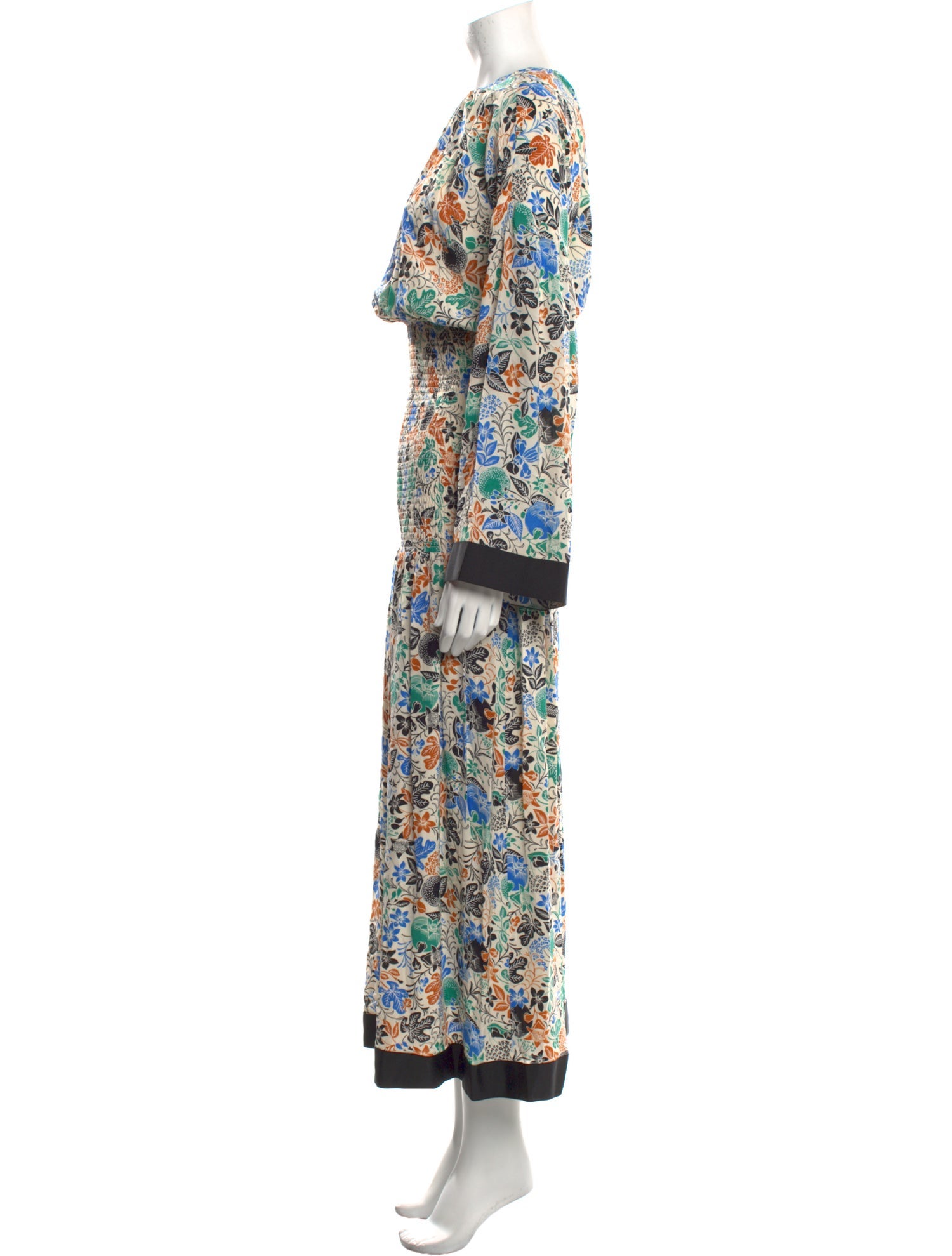 Rodebjer Floral Print Long Dress
