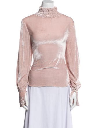 Rodebjer Turtleneck Long Sleeve Blouse