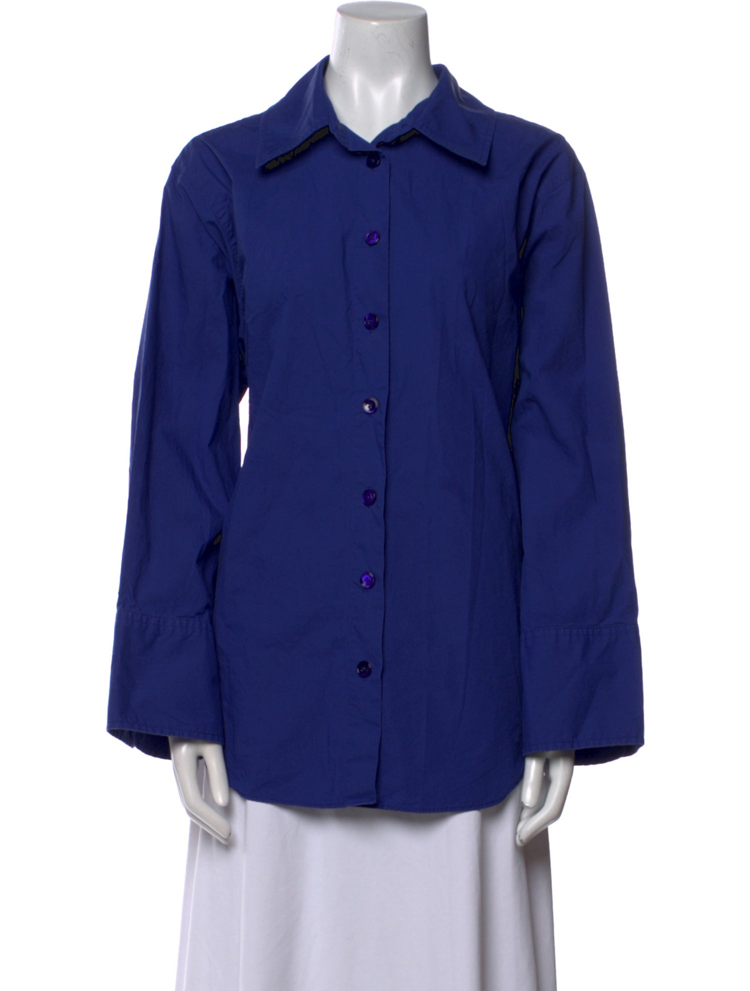 Rodebjer Long Sleeve Button-Up Top
