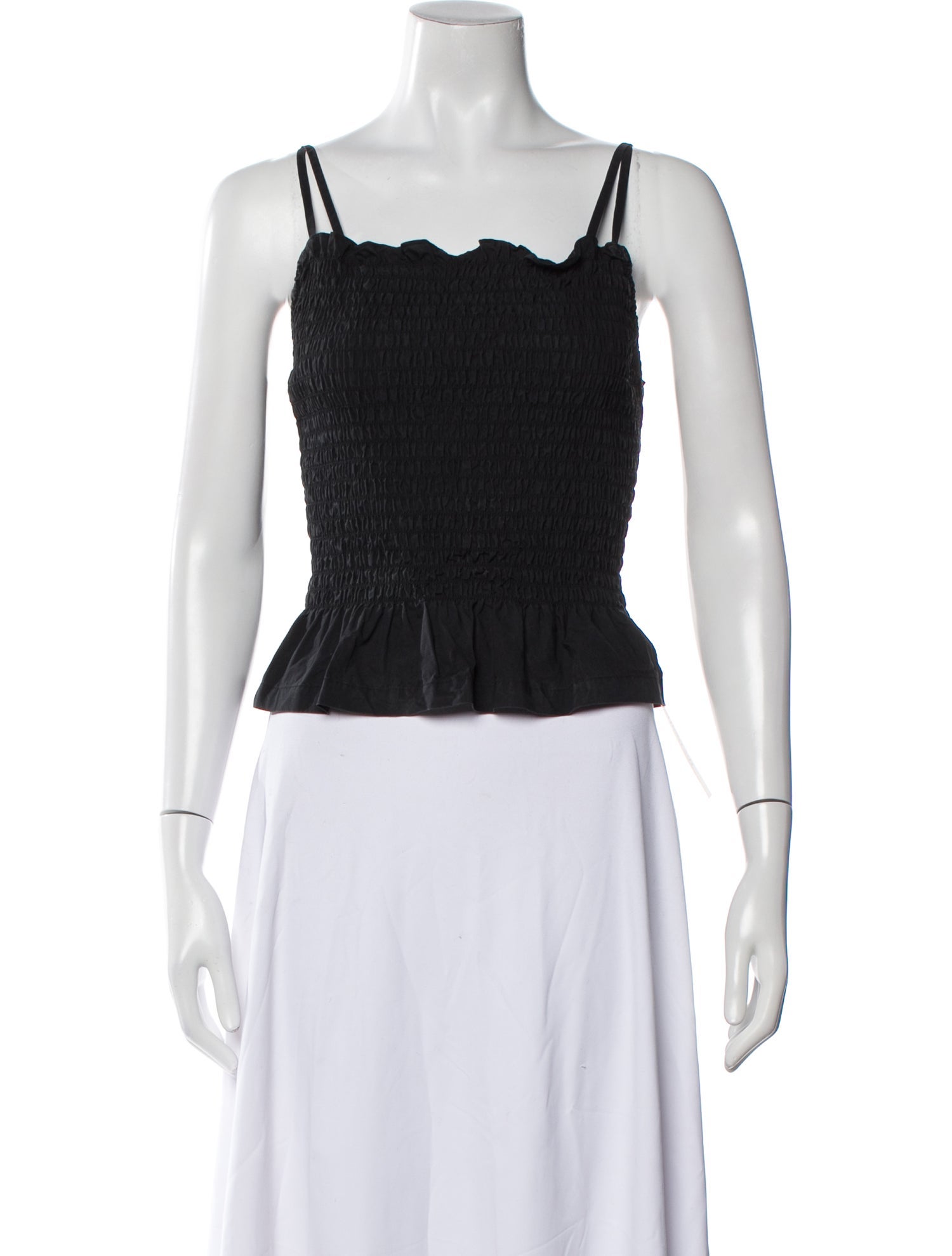 Rodebjer Square Neckline Sleeveless Crop Top