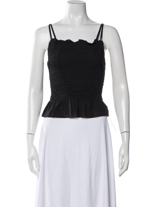 Rodebjer Square Neckline Sleeveless Crop Top