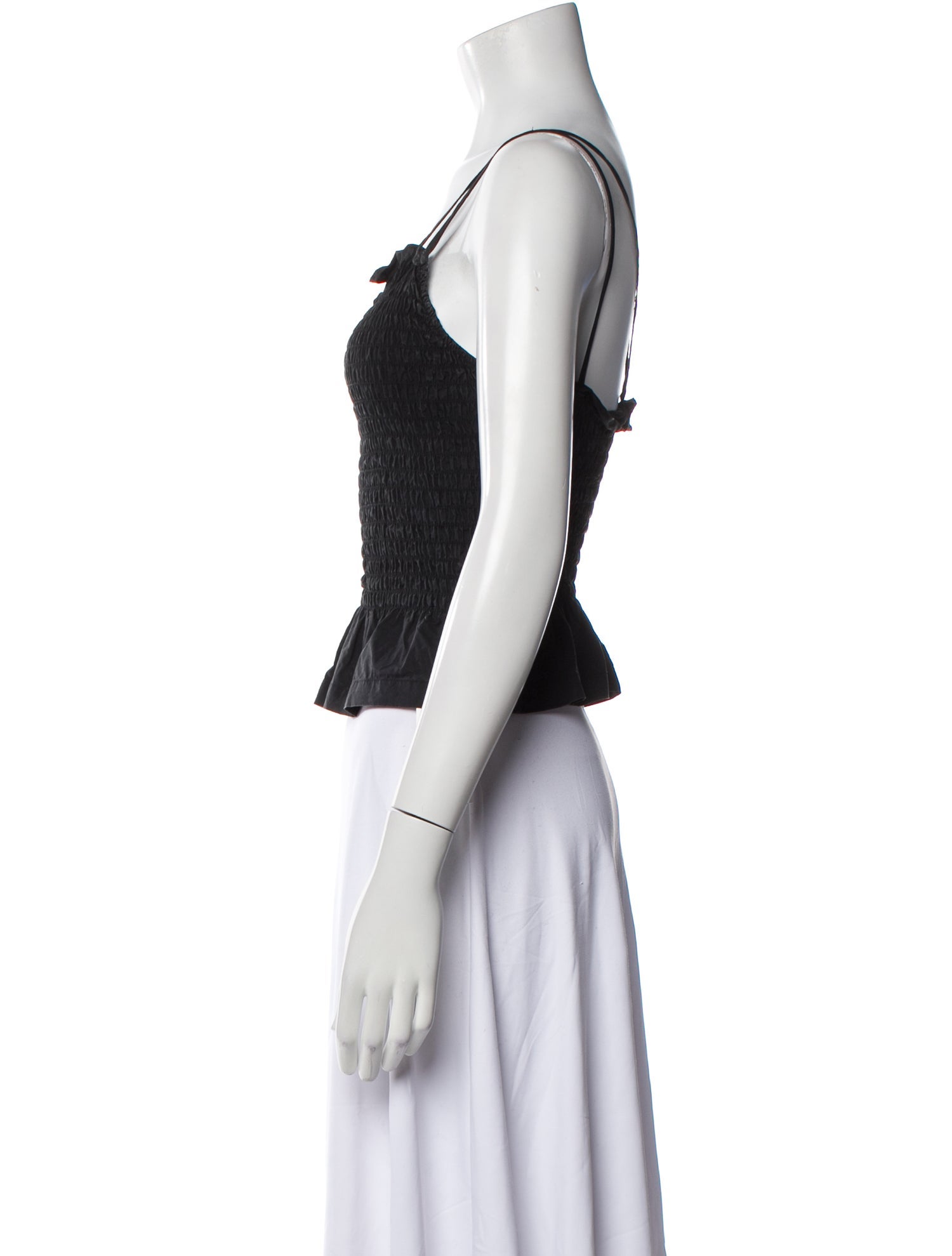 Rodebjer Square Neckline Sleeveless Crop Top