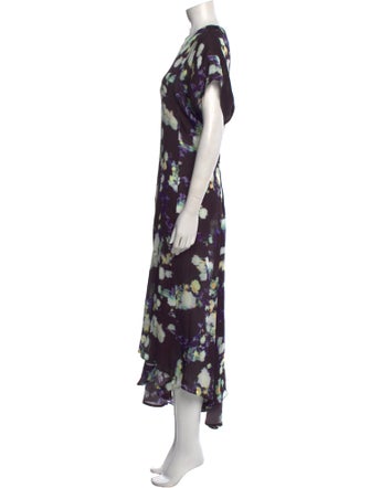 Rodebjer Floral Print Long Dress